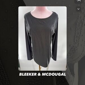 NWOT Bleeker & McDougal Beaded Tee